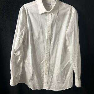 Haggar Crisp White Dress Shirt